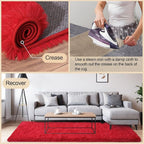 Mugorn Area Rugs 9x12 Living Room, Soft Carpet Shag Kids Room Rug, Non-Slip - Image 2