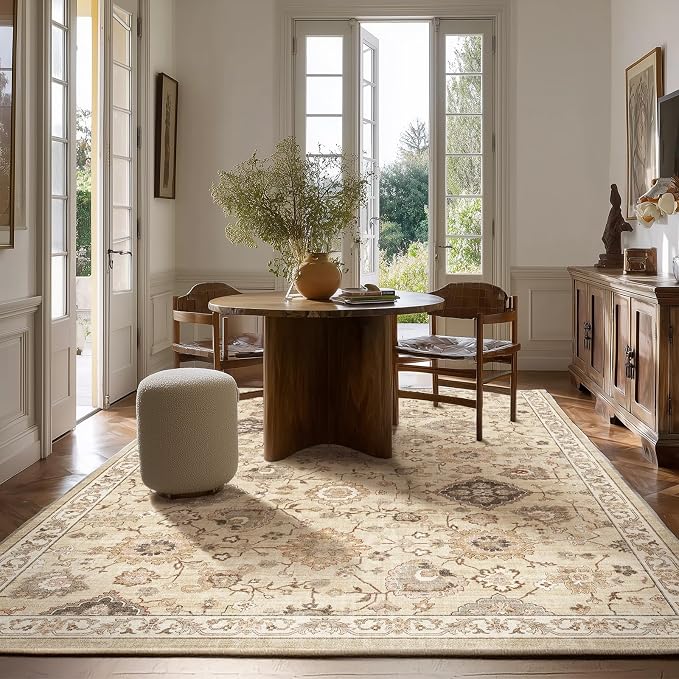 10x12 Area Rugs for Living Room: Bedroom Rug Stain Resistant Non Slip Low Pile - Image 6