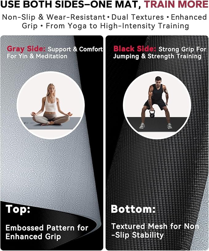 HAPBEAR Large Yoga Mat - Image 4