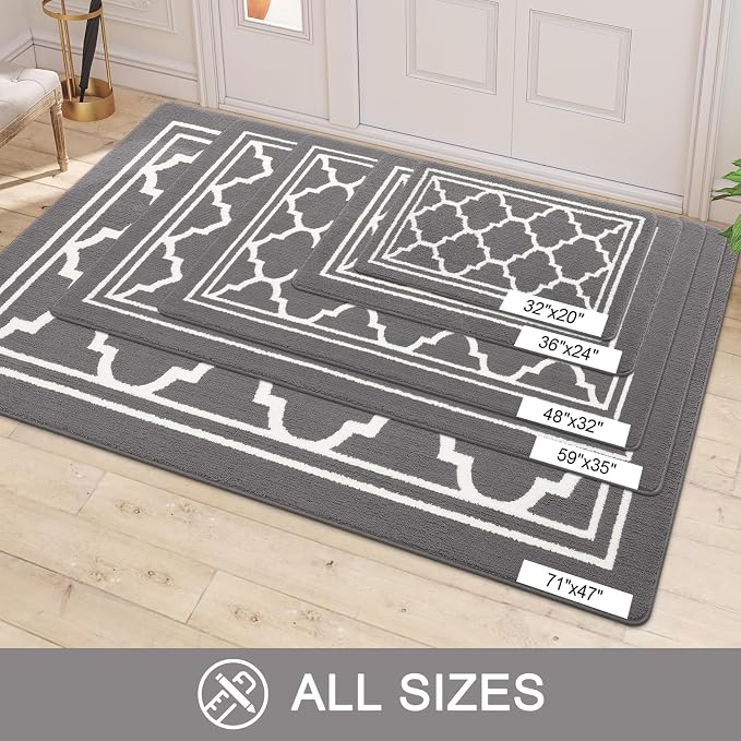 Buganda Indoor Door Mat, Dirt-Resistant and Absorbent Doormat, Low Profile - Image 7