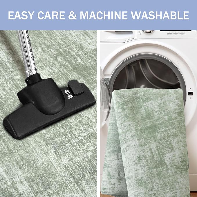 IOHOUZE Abstract Runner Rug 2x5 Ft Washable Runners - Image 6