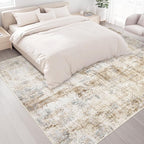Area Rugs 8x10 Living Room: Washable Rug Modern Abstract Large Rugs Soft Non - Image 4
