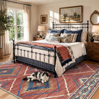 BESTSWEETIE Area Rug 9x12 Rug Machine Washable Non-Slip Low Pile Print Pattern - Image 7