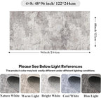 4x8 Rug Modern Abstract Wide Runners - Image 2