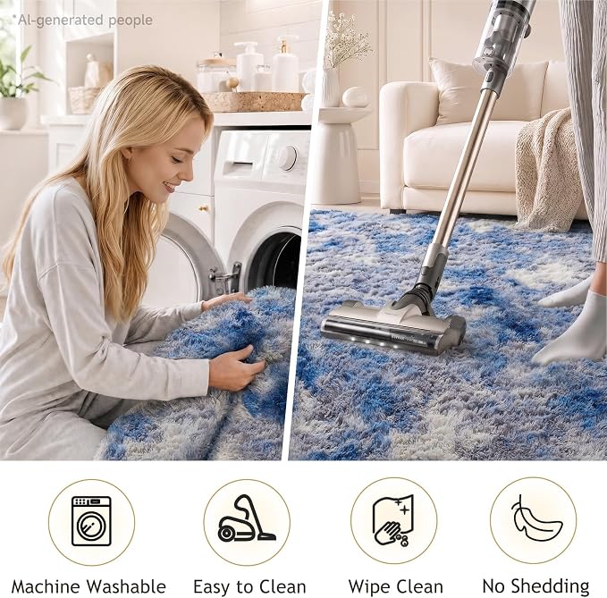 Ophanie 8x10 Blue and Gray Area Rugs - Image 6