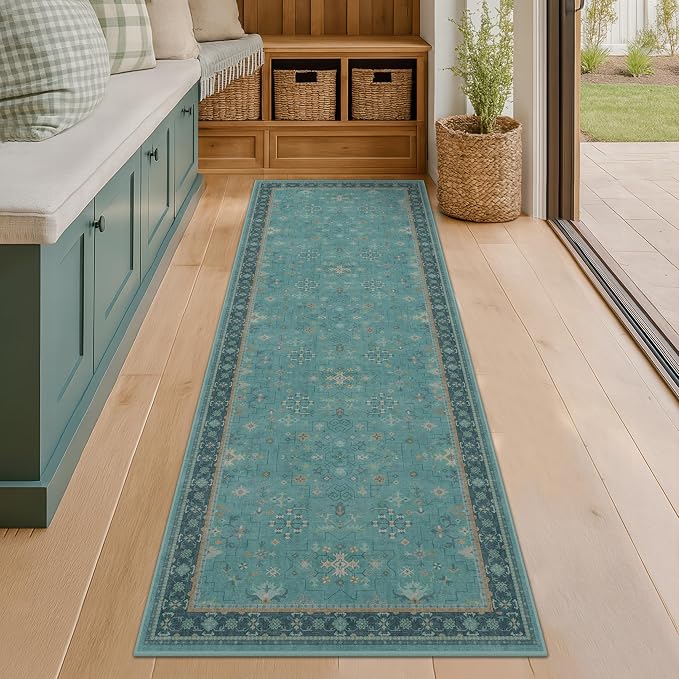 Hazo Haus Boho 2x6 Non Slip Kitchen Rug Runner - Image 3