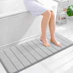 OLANLY Memory Foam Long Bathroom Rugs Runner 47x17, Super Soft Absorbent Bath by OLANLY