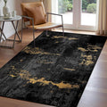 RELEANY Washable Area Rugs 3'x5' Non-Slip Modern Abstract Soft by RELEANY