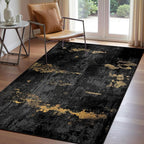 RELEANY Washable Area Rugs 3'x5' Non-Slip Modern Abstract Soft by RELEANY