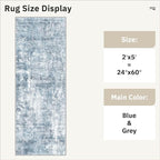 Soalmost Runner Rug 2x5 Washable Non-Slip Kitchen Runner Rugs - Image 5
