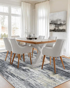 AMADA HOMEFURNISHING 6x9 Washable Area Rug, Modern Abstract Living Room Rug - Image 2