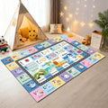 Kids ABC Rug for Playroom, Classroom Alphabet Area Carpet Playmat, Washable by SXHYSM