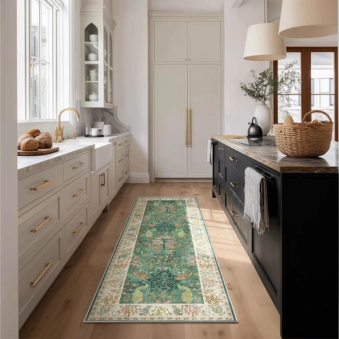 Runner Rug Washable Kitchen Runner: 2'x 6' Hallway Runner Rugs Stain Resistant - Image 7