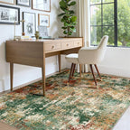 RELEANY Washable Area Rugs 5'x8' Non-Slip Modern Abstract Soft - Image 8