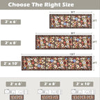 2'6" x 14' Runner Rug for Hallways Espresso, Non Slip Washable Rugs - Image 2