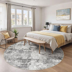 DMOYEST 8ft Round Area Rug for Living Room - Image 3
