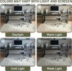 48"x60" Office Chair Mat for Hardwood Tile Floor, Under Desk Carpet Protector - Image 6