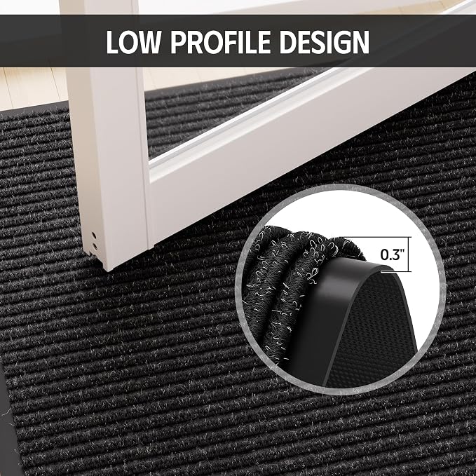 Front Door Mat Indoor Outdoor Entrance, Non-Slip Backing Large Door Mat Indoor - Image 6