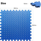 36 Pack Home Gym Mat, Puzzle Exercise Mat, EVA Interlocking Foam Floor Tiles - Image 2