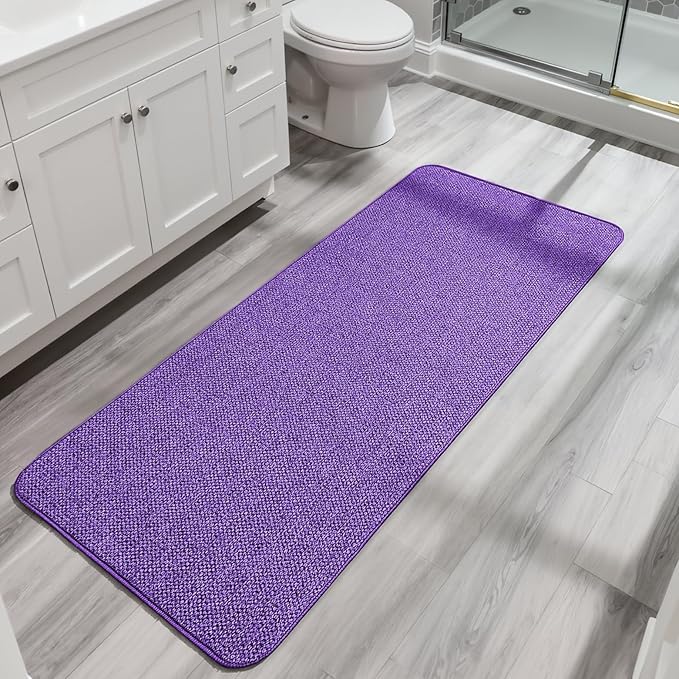 Bosap Bath Mat, Ultra Thin Bathroom Runner Rugs, Large Bath Mats by BosapDirect
