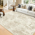 RELEANY Washable Area Rugs 6'x9' Non-Slip Modern Abstract Soft by RELEANY