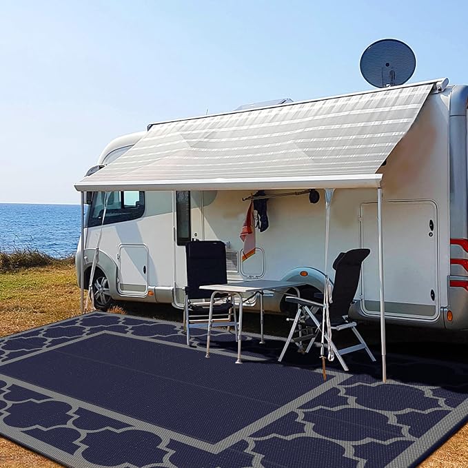 GENIMO 10 ' x 14 ' Outdoor Rug Waterproof - Image 4