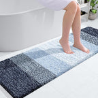 OLANLY Bathroom Runner Rugs Mat 59x17, Extra Soft Absorbent Microfiber Bath Rugs by OLANLY