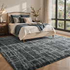 8x10 Ft Extra Large Shag Rugs for Living Room, Tie Dyed Ultra Soft Fluffy Furry - Image 2