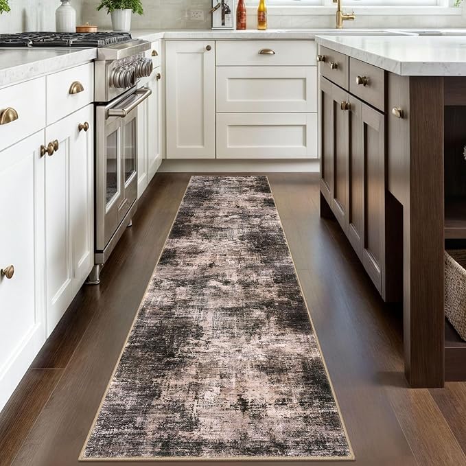 IOHOUZE Abstract Runner Rug 2x8 Ft Washable Runners - Image 3