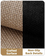 Color&Geometry Ultra Thin Indoor Door Mat 48"x72", Non Slip Rubber Backed Dirt - Image 6