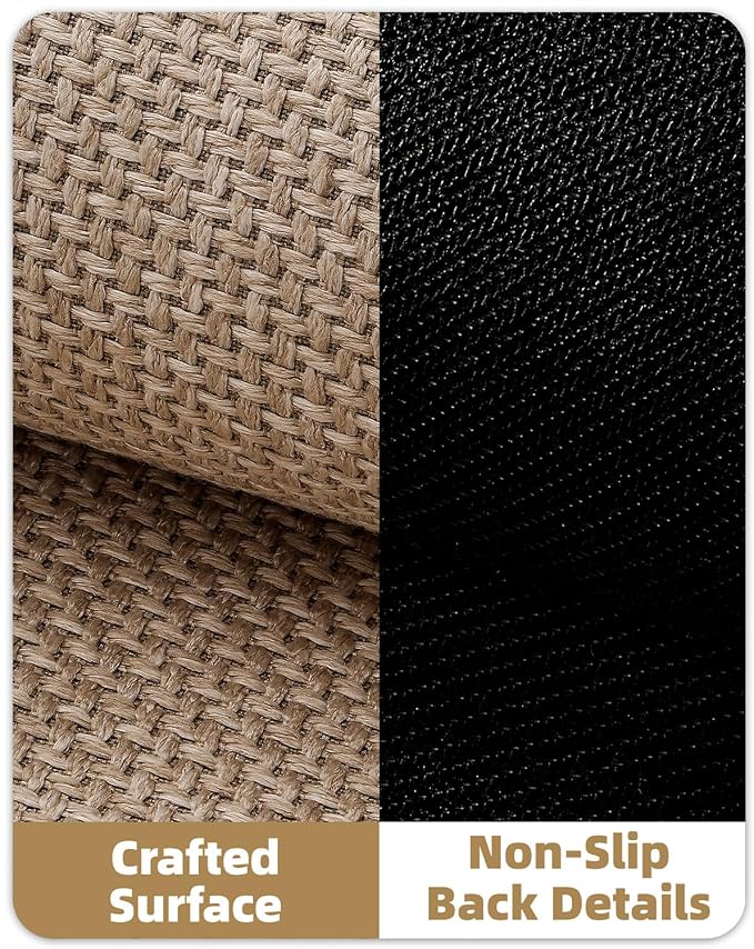 Color&Geometry Ultra Thin Indoor Door Mat 48"x72", Non Slip Rubber Backed Dirt - Image 6