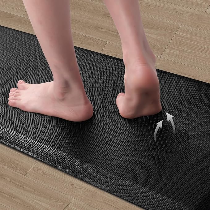 Mattitude Kitchen Mat Cushioned Anti-Fatigue Floor Mat Water Resistant Non-Slip - Image 3
