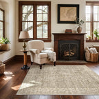 Washable Entryway Small Area Rugs: Door Mat Indoor Entrance 4x6 Boho Rug Stain by palohom