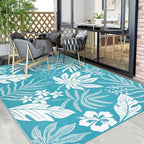 Pauwer Waterproof Outdoor Rug 6x9, Reversible Plastic Straw Patio Camping Rug - Image 7