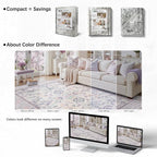 DCX Purple Floral 8x10 Area Rugs - Image 5
