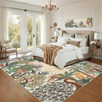 GarveeHome Area Rugs 8x10 for Living Room, Jungle Animal Large Washable Rug - Image 6
