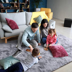 AROGAN Soft Rainbow Area Rugs for Girls Room 4x6 Feet, Fluffy Girls Bedroom Rugs - Image 7