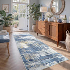 2x6 Ft Washable Runner Rug, Non-Slip Low Pile Hallway Kitchen Area Rug by Cuzwlovita
