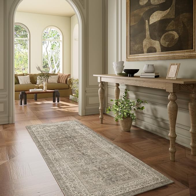 Washable Runners for Hallways Kitchen Rug: 2'x6' Runner Rugs Stain Resistant - Image 5