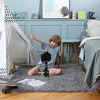 Ophanie Area Rugs for Living Room Bedroom, Washable Non-Slip Fluffy Soft Grey - Image 7