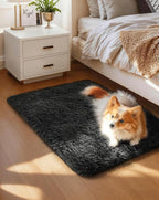 Ophanie Small Rug Washable Non Slip Throw Bedside Area Rugs, Fluffy Soft Mini by Ophanie