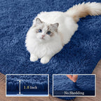 Fluffy Area Rugs 9x12 Living Room Bedroom: Ultra Soft Shag Rug Upgrade Non-Slip - Image 5