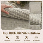 MontVoo-3x5 Outdoor Rug Porch Entryway Rug-Polypropylene Indoor Outdoor Rugs - Image 2