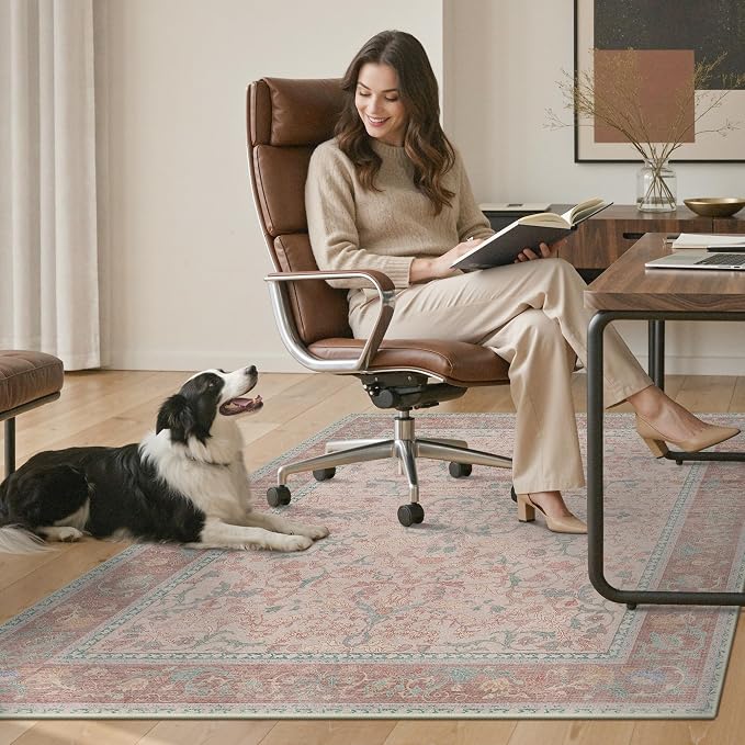 48"x60" Office Chair Mat for Hardwood Tile Floor, Under Desk Carpet Protector - Image 7