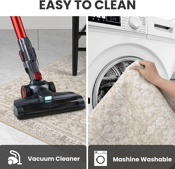 SIILOOM 2x3 Washable Rug Soft Area Rug - Image 6
