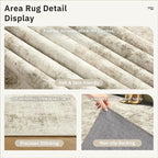 Soalmost Washable Area Rug 8x12, Large Soft Rugs - Image 6