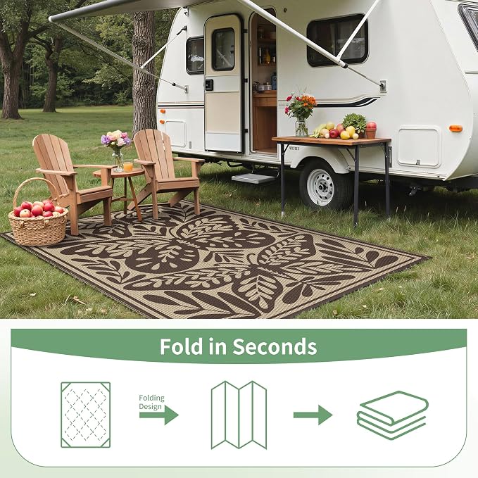 GENIMO Outdoor Rug 6' x 9' Waterproof - Image 7