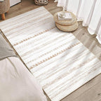 Nakagishi Area Rug Living Room Rugs: 3x5 Soft Machine Washable Boho Neutral by NakagishiAreaRug