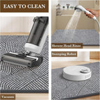 Indoor Door Mat 36"x59" Large, Low-Profile Welcome Front Door Mat Indoor - Image 6