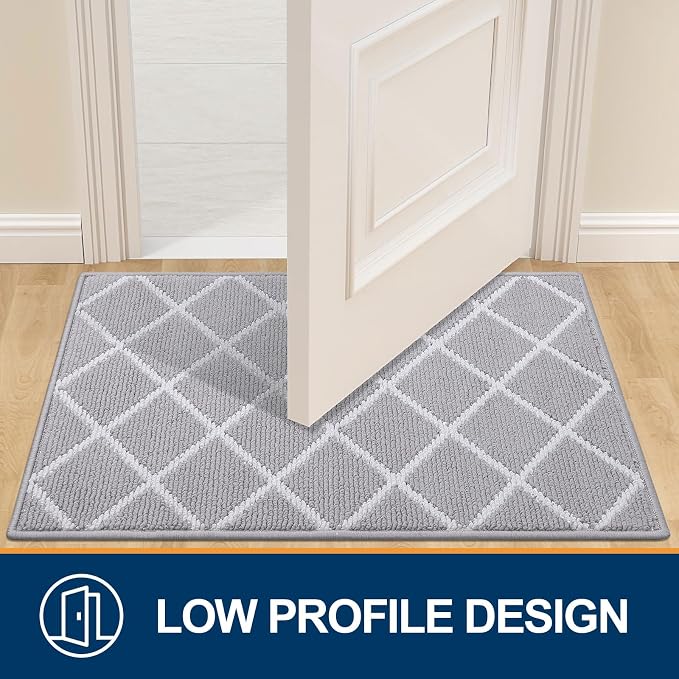 Finchitty Indoor Door Mat, Dirt Resistant and Absorbent, Low-Profile, Washable - Image 4